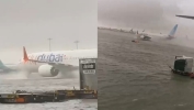 الخطوط الجوية توقف رحلاتها إلى مطار دبي بعد غرقه